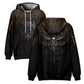 Baldur's Gate Baldur Icons Adult Cosplay Hoodie 3D Printed Hooded Sweatshirt Men Women Casual Streetwear Pullover Hoodie